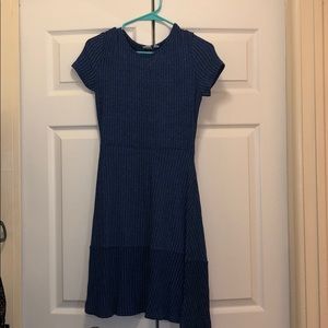 Blue knit Gap skater dress